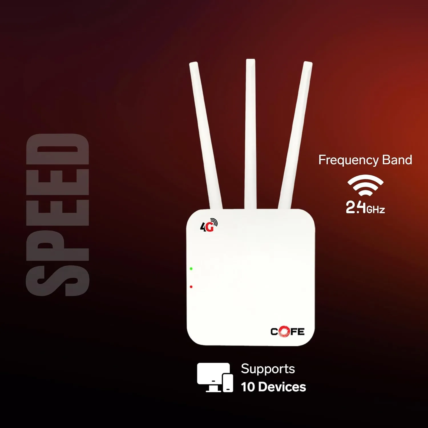 Cofe Sim Router CF903 WIFI 6 4G 300 Mbps 3 Antenna view 6